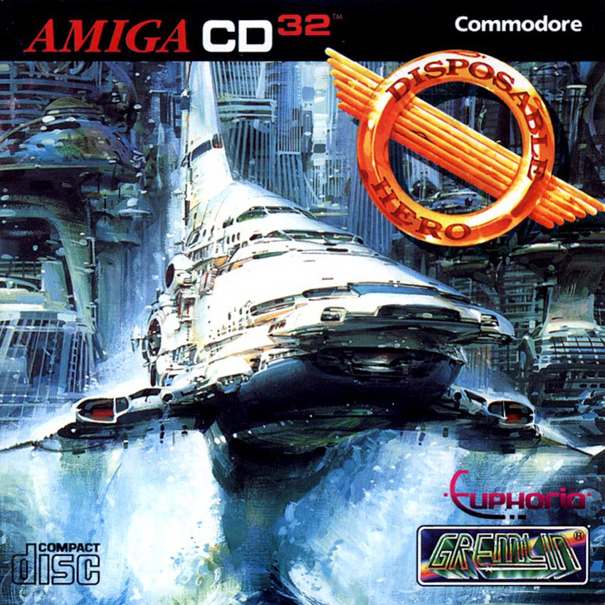 Disposable Hero box art for Amiga CD32